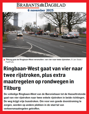 Ringbaan west besluit geheel 1x1 rijbaan br d 6 11 25